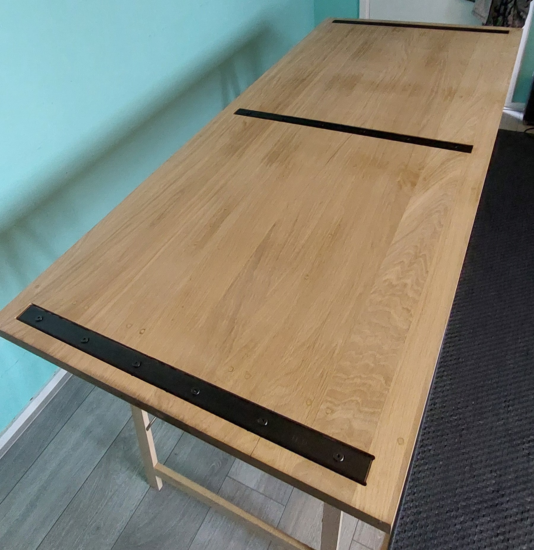bureau en wandplanken